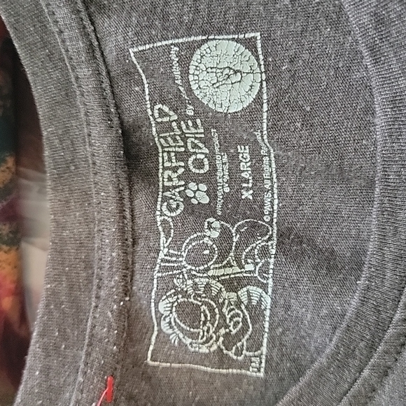 Garfield Graphic Tee Women's XL Born to Rule Vintage 80s Odie - Picture 8 of 8